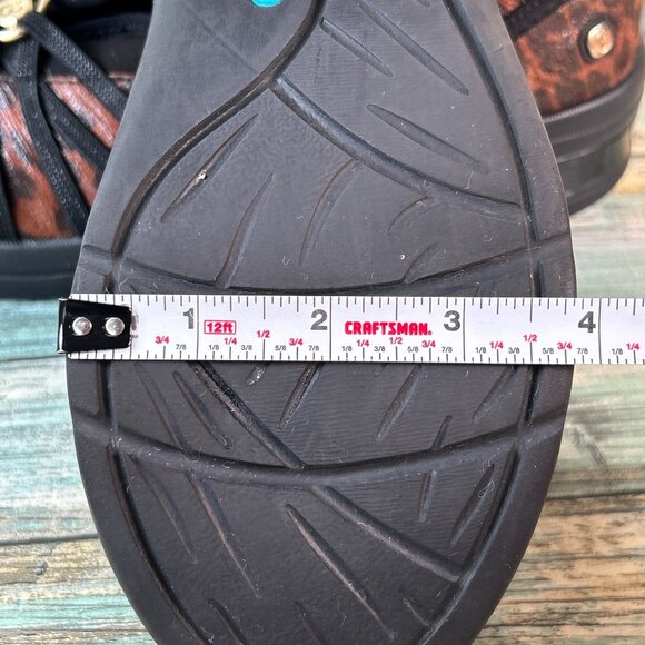 Bzees Loafer Womens 9M Brown Leopard Print Slip On Comfort Shoes Cushioned Rosie - Picture 9 of 11